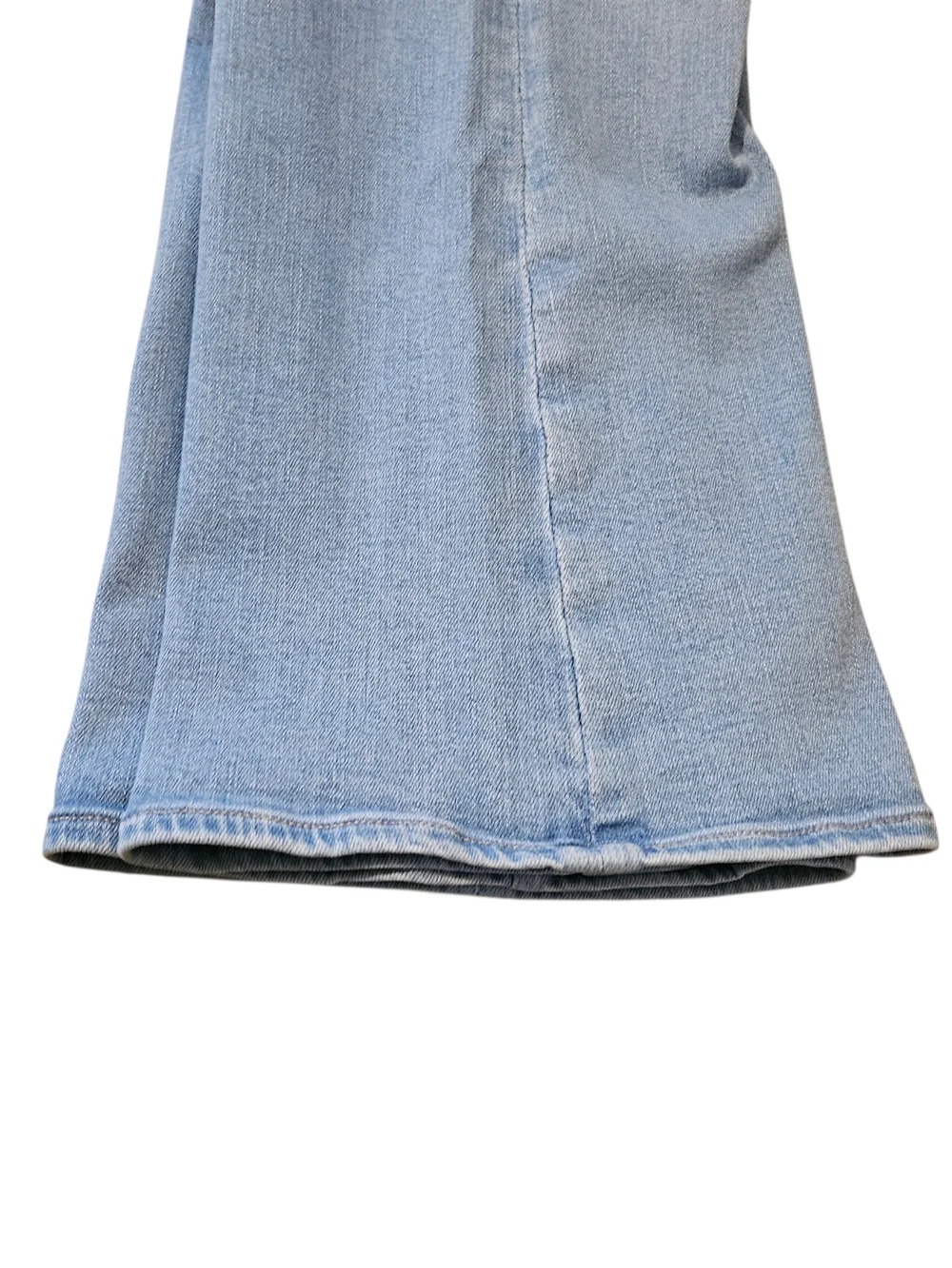 American Eagle Outfitters Light Blue Flare Cargo Jeans Kick Boot Size 12 X-Short - Picture 4 of 8